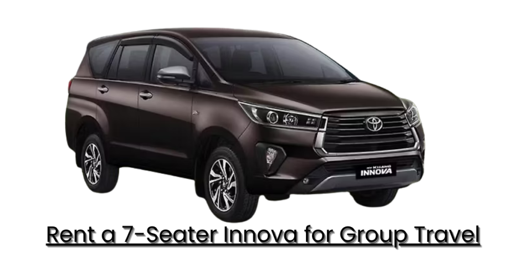 Rent a 7-Seater Innova for Group Travel