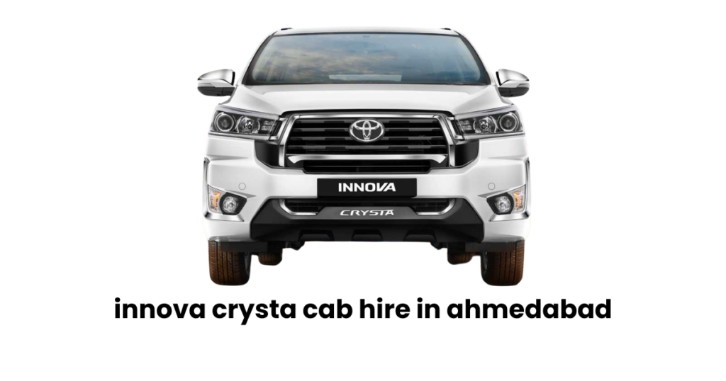 How to Rent Innova Crysta in Ahmedabad